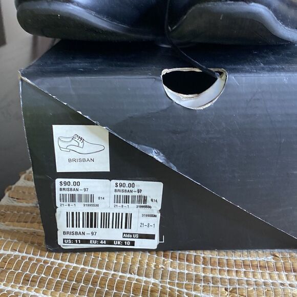 EUC black leather oxfords from Aldo size 11 - Picture 7 of 7